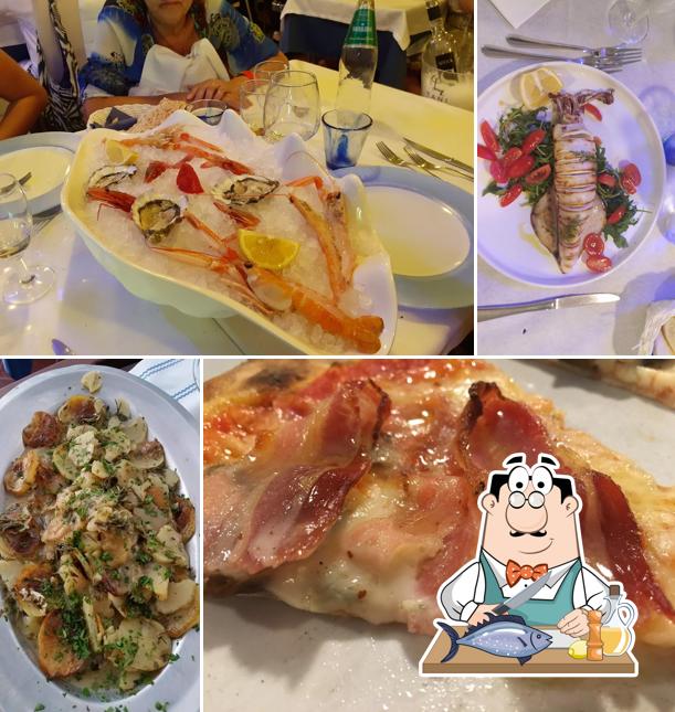 Salmone grigliato al Ristorante Pizzeria Azzurra di Pischedda Augusto e Chessa Marco