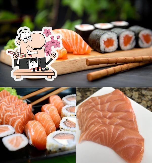 Experimente diferentes opções de sushi