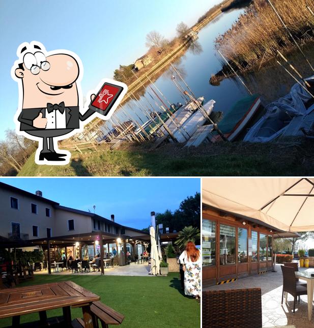 Goditi la vista dall'area esterna di Ristorante Ai Gabbiani