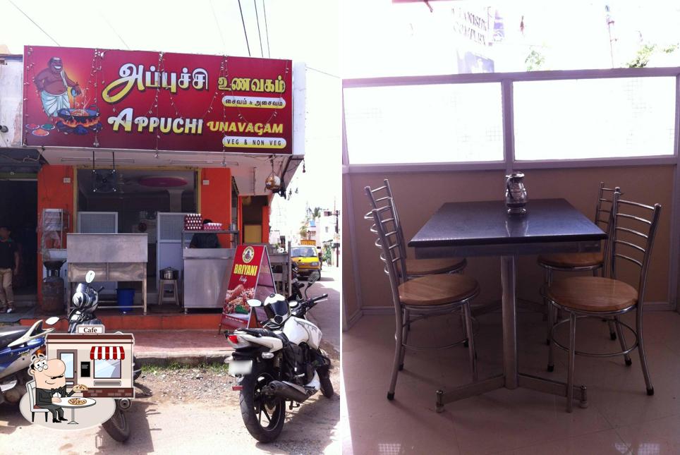 The exterior of Appuchi Unavagam