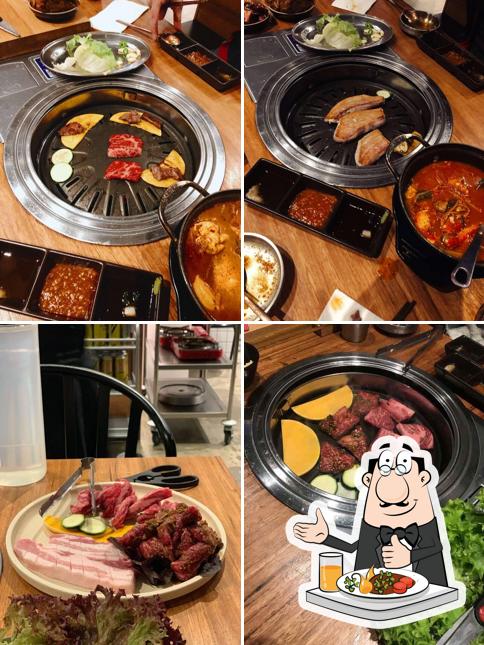Comida en Mansae Korean BBQ - CBD