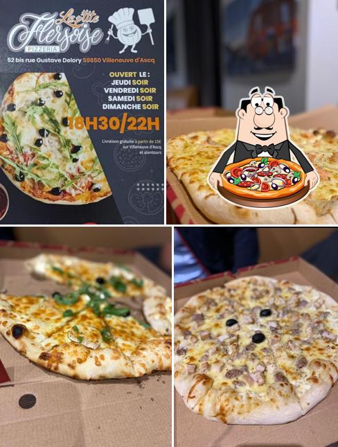 Choisissez des pizzas à la p'tite Flersoise