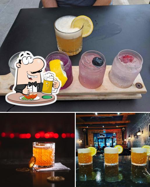 Commandez un verre de bière blonde ou brune
