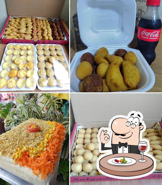 Comida em Dona Glória salgados e empadas