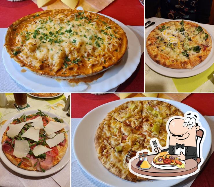 Try out pizza at Gasthaus Zum Ochsen