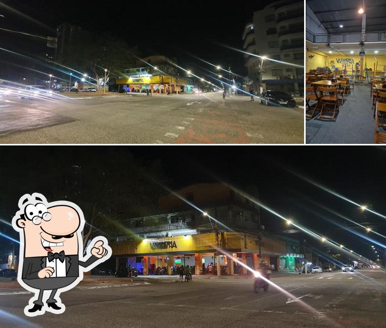 Entre diversos coisas, exterior e interior podem ser encontrados no Varandinha Bar e Restaurante