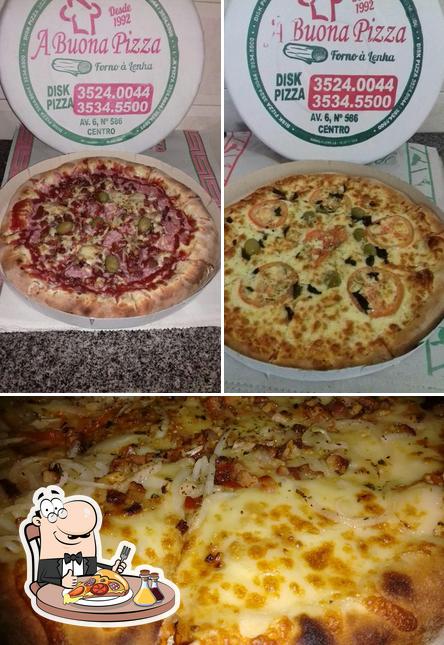 Experimente pizza no Buona Pizza