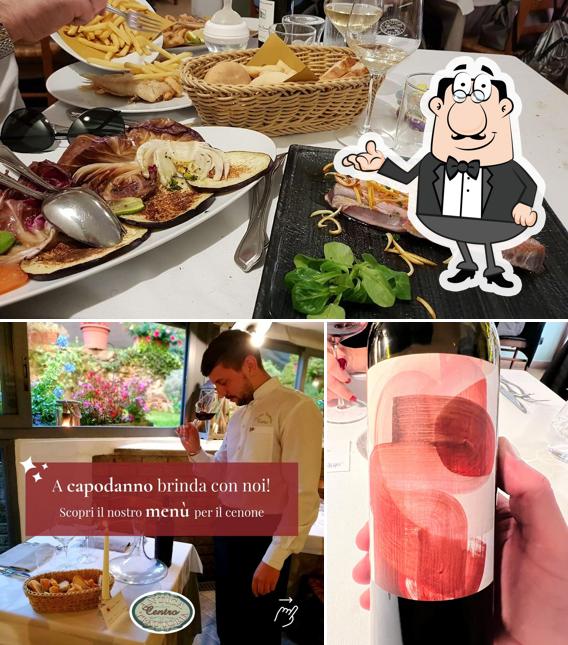 Gli interni di Antica Trattoria Centro