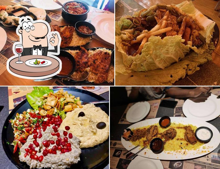 Meals at Zaatar Restaurant