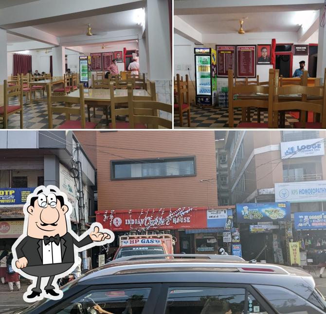 The restaurant's interior and exterior