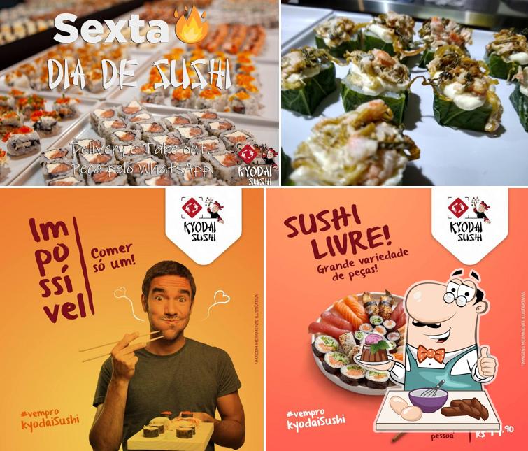 Kyodai Sushi oferece uma escolha de pratos doces