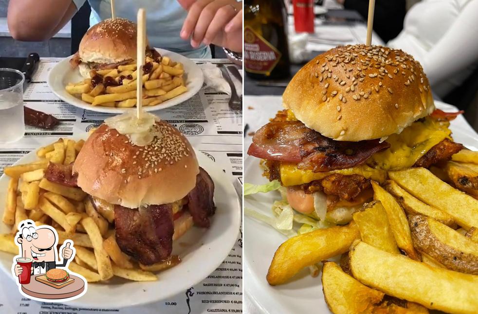 Prenditi un hamburger a Di Peri Carni & Food Steakhouse Aspra