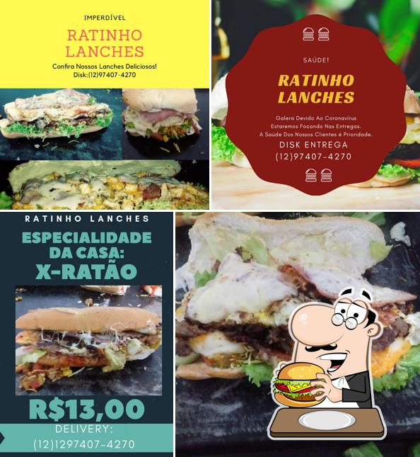 Consiga um hambúrguer no Ratinho Lanches