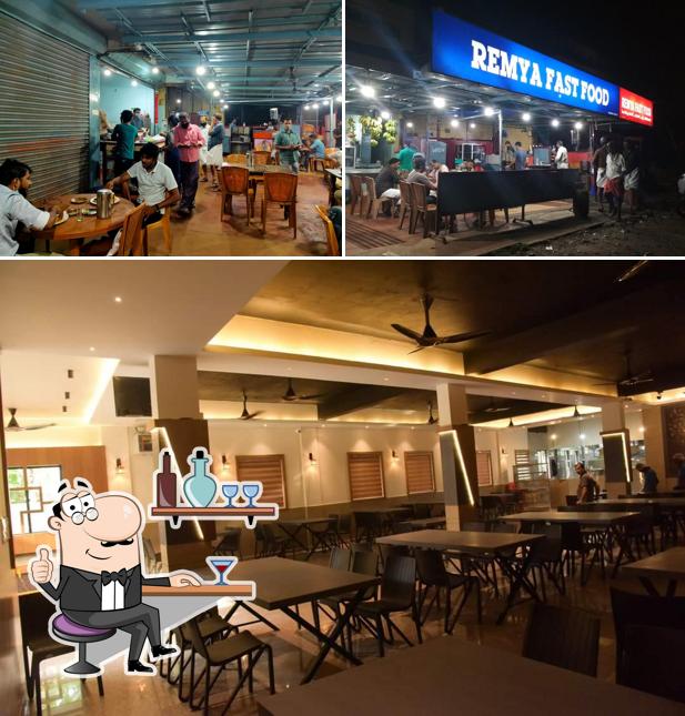 The interior of Remya Restaurant