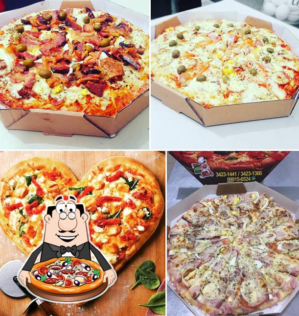 Peça diferentes estilos de pizza