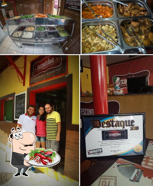 Peça frutos do mar no Escondidinho Restaurante