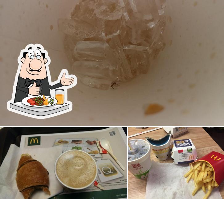 Cibo al McDonald's Firenze Interno Stazione