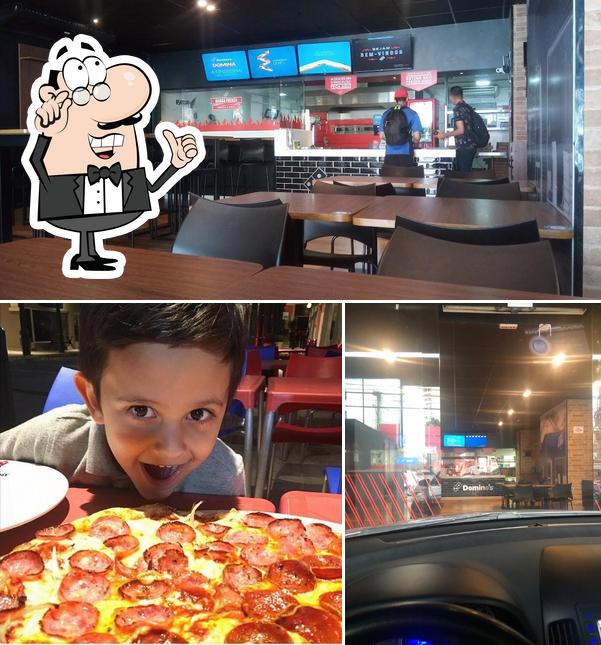 O interior do Domino’s Pizza - Autonomistas