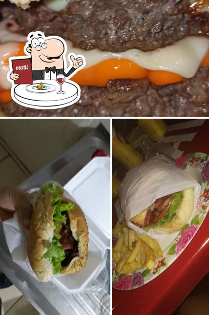 Comida en Burger na chapa