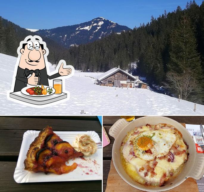 La immagine della cibo e esterno di Cantine de They