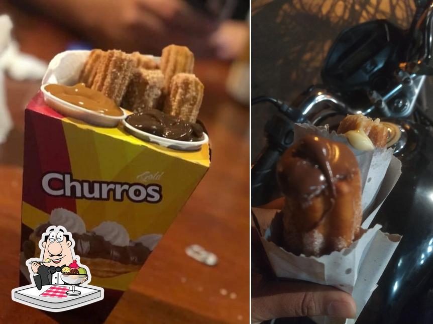 Churros Dona Maria oferece uma escolha de sobremesas