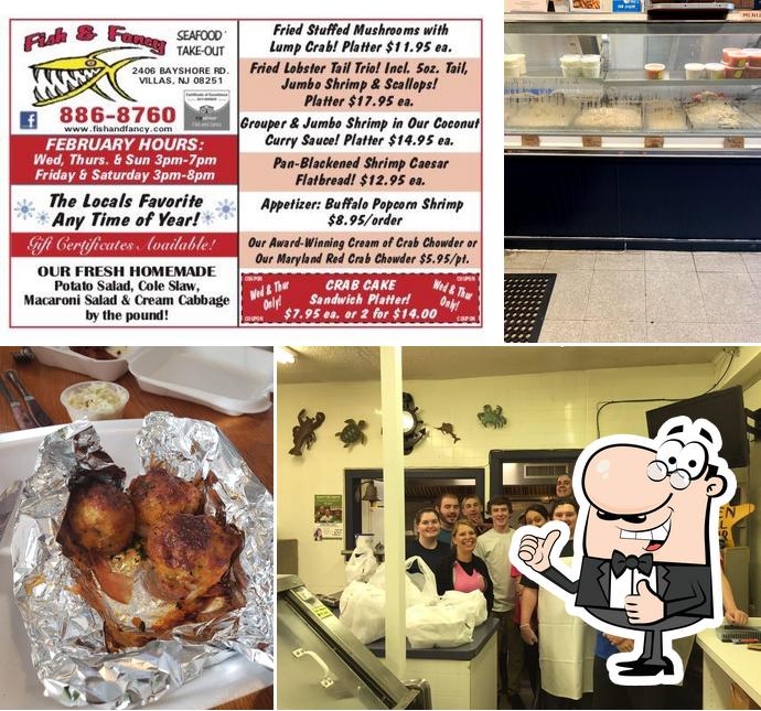 Fish & Fancy Seafood Take Out in Villas Restaurant menu and reviews