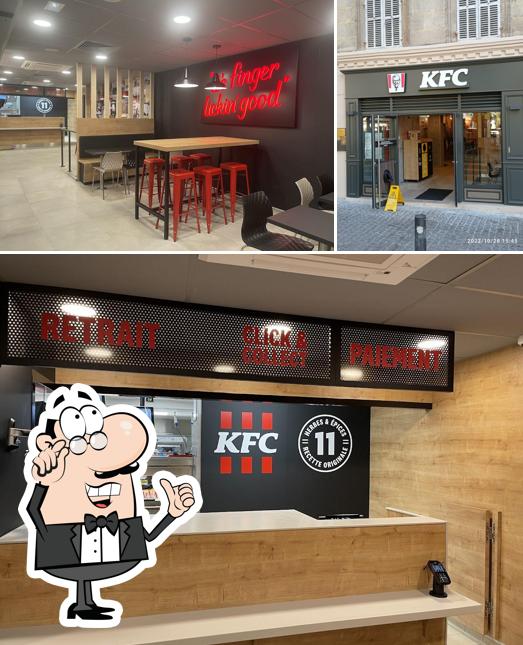 L'intérieur de KFC Marseille Préfecture