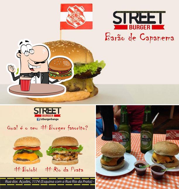 Peça um hambúrguer no Street Burger Rio de Janeiro RJ