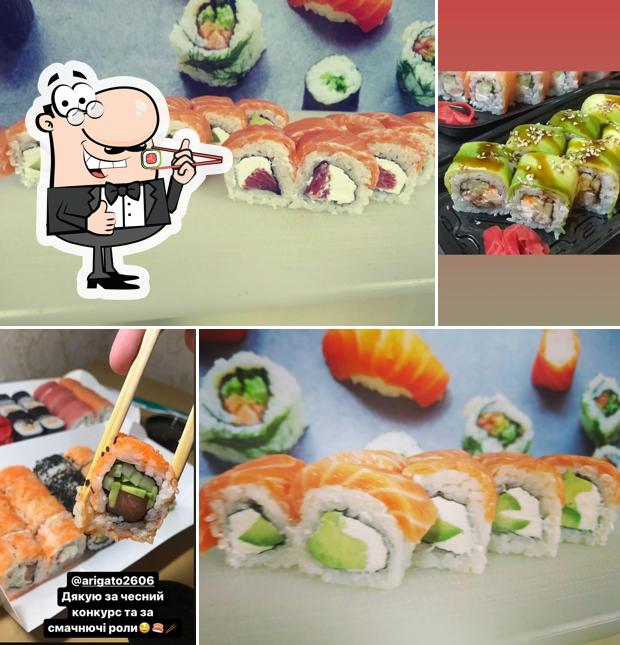 Les sushi sont disponibles à Суши Бар Arigato