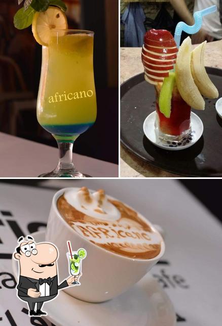 Check out different drinks provided by Africano Cafe & Resturant