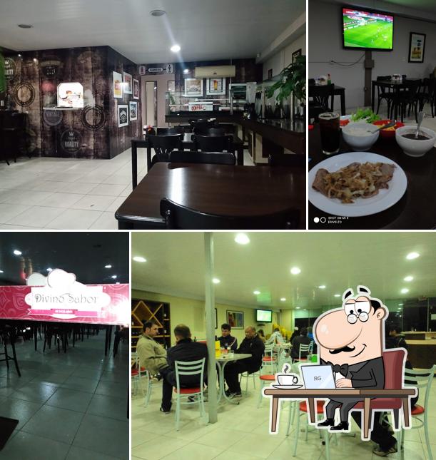 O interior do Divino Sabor