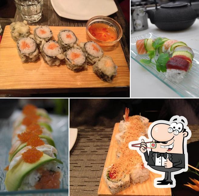 Scegli le varie opzioni di sushi