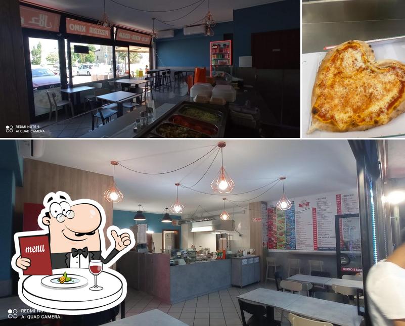 Pizzeria kimo si caratterizza per la cibo e esterno