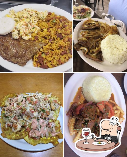 Еда в "Sabor Paisa Restaurant"
