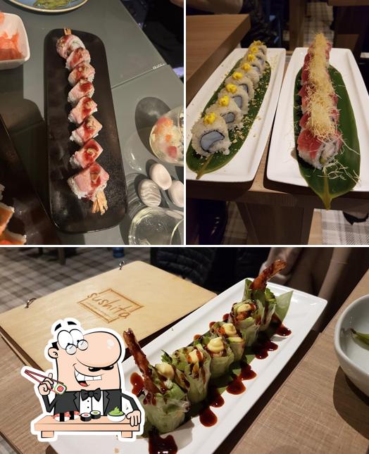 Ordina le varie opzioni di sushi