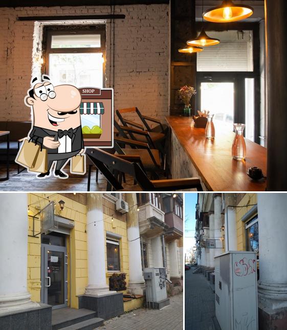 Voici la photo représentant la extérieur et table à manger sur Tsikava Kava