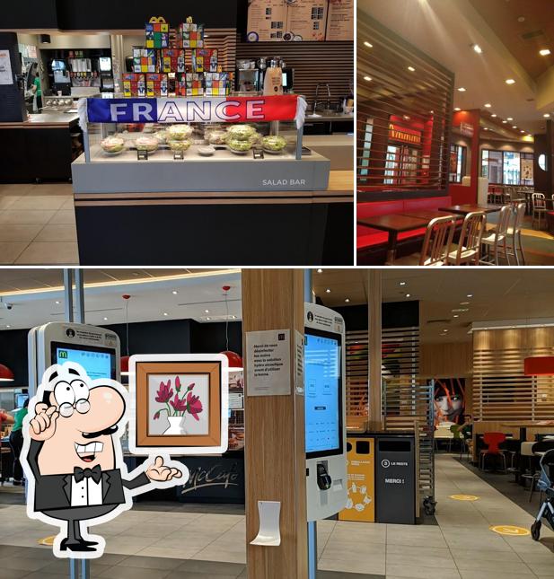 L'intérieur de McDonald's