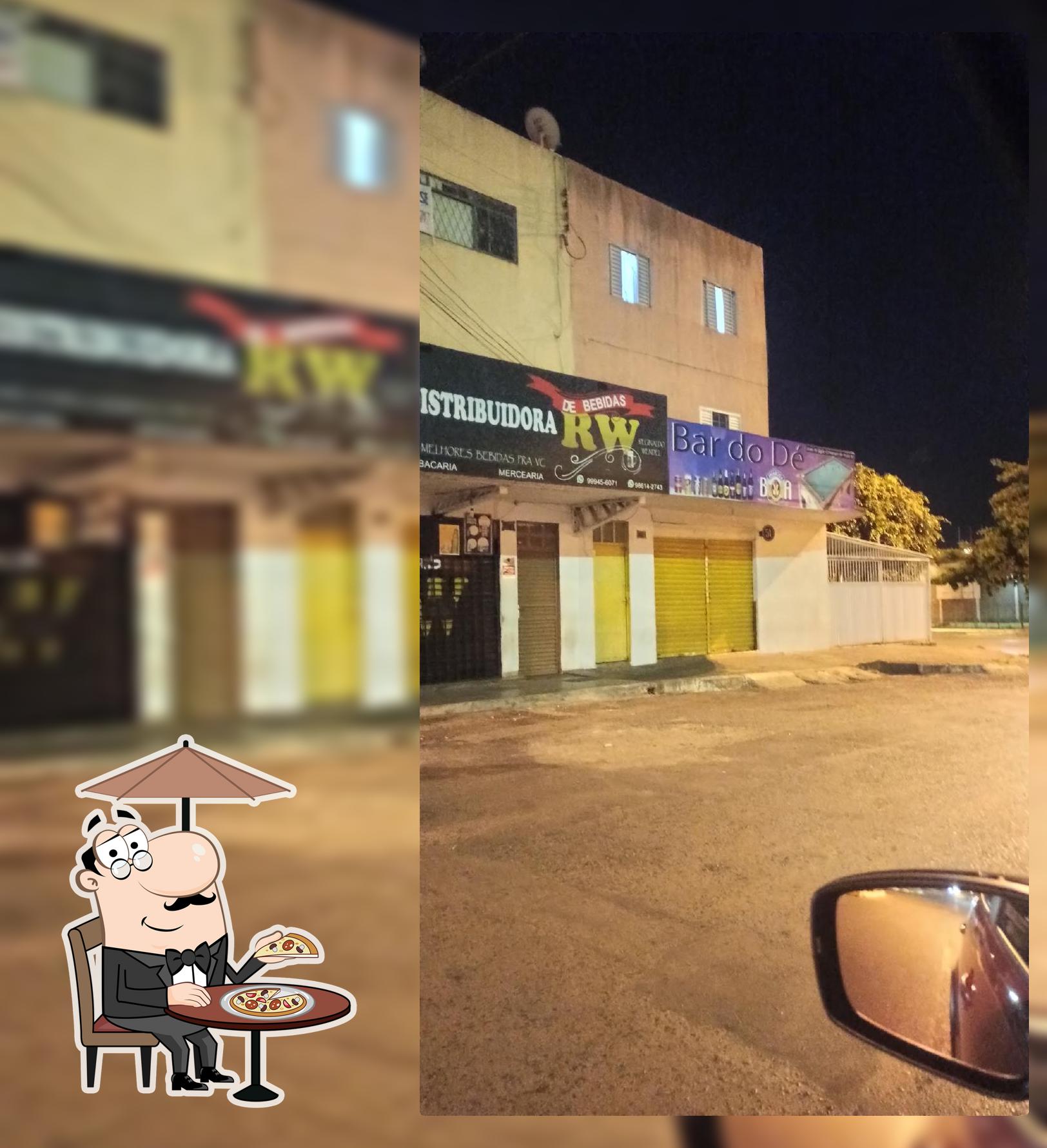 O exterior do Bar Do De