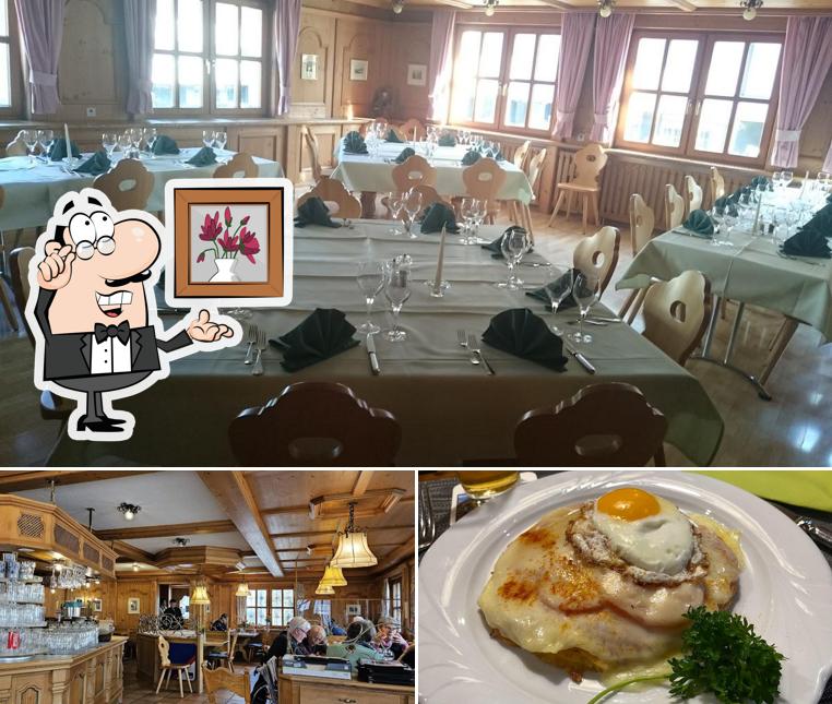 Restaurant Kreuz si caratterizza per la interni e cibo