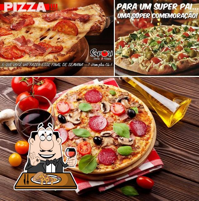 Consiga pizza no Sapori - Centro