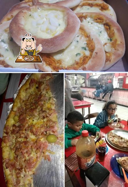 Consiga diferentes variedades de pizza