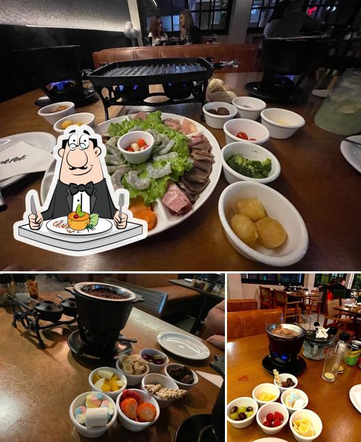 Comida em Blackpot Restaurant