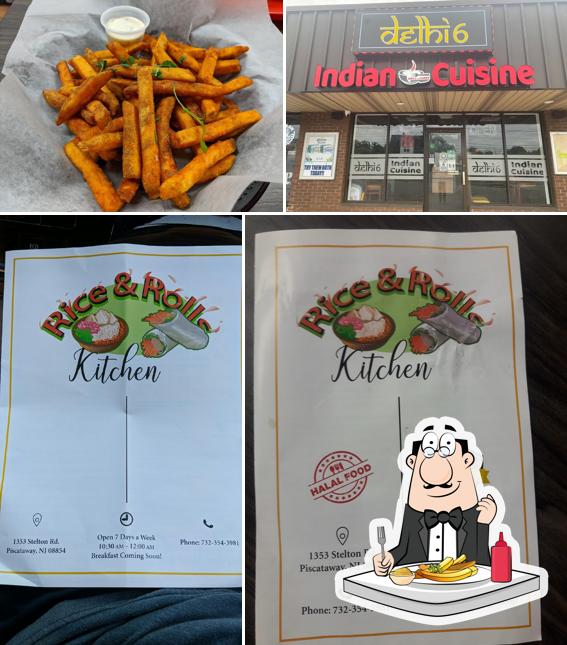 Disfruta de sus patatas a la francesa en Delhi 6-Indian Restaurant
