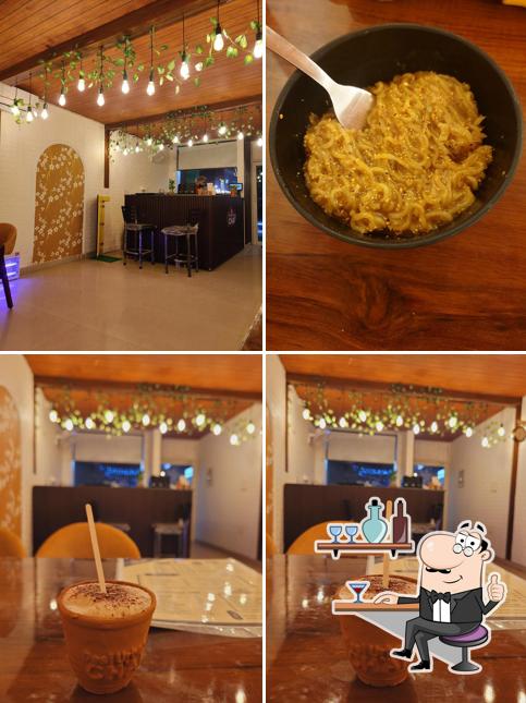 Take a seat at one of the tables at Desi Urban chai