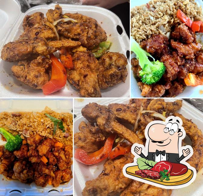 Try out meat dishes at Sun Sun Chinese Take-Out