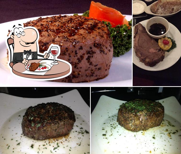 Try out meat dishes at Riverfront Steakhouse