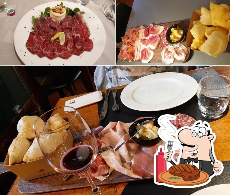 Pick meat dishes at Osteria della Merla