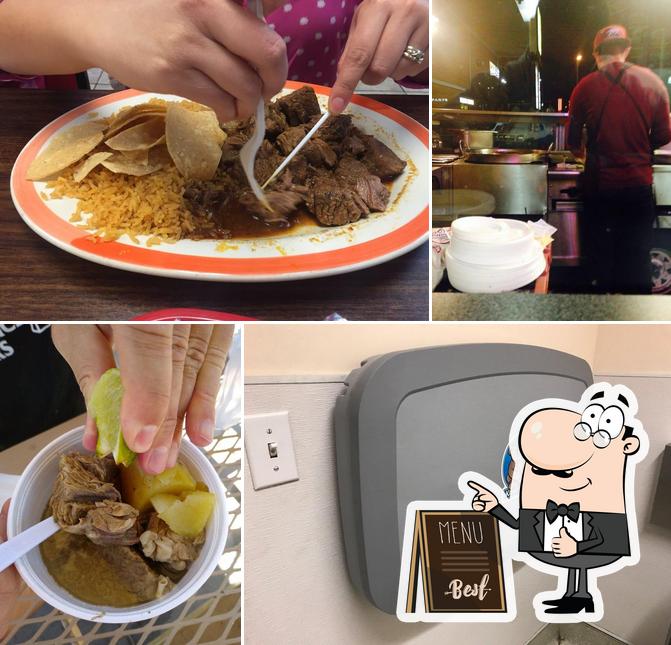 Taqueria El Paisano, 3300 S Decatur Blvd in Las Vegas Restaurant menu