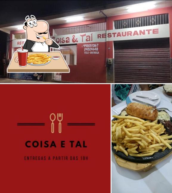 Peça cbatatas fritas francesas no Coisa &Tal Bar Restaurante