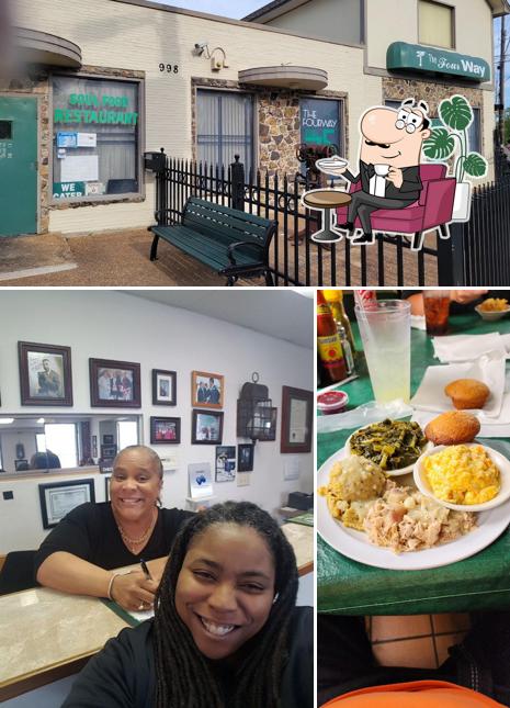 The interior of The Four Way Soul Food Restaurant